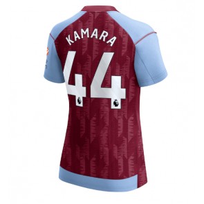 Aston Villa Boubacar Kamara #44 Domaci Dres za Ženska 2023-24 Kratak Rukavima